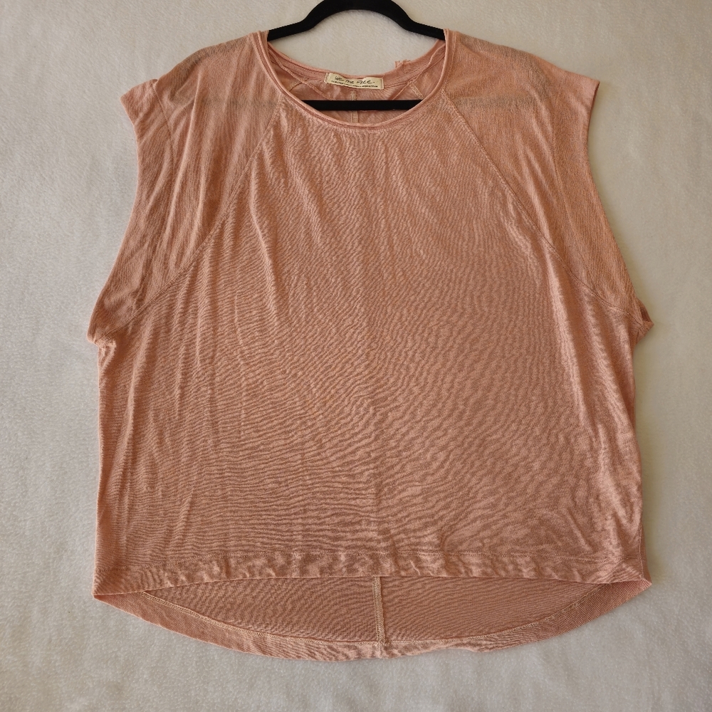 We The Free Oversize Peach Sleeveless Women's Top‎ Size S